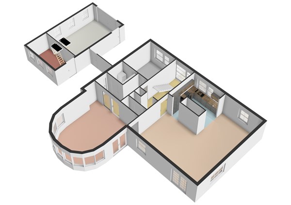 Floorplan - Kerkweg 5, 7038 CE Zeddam